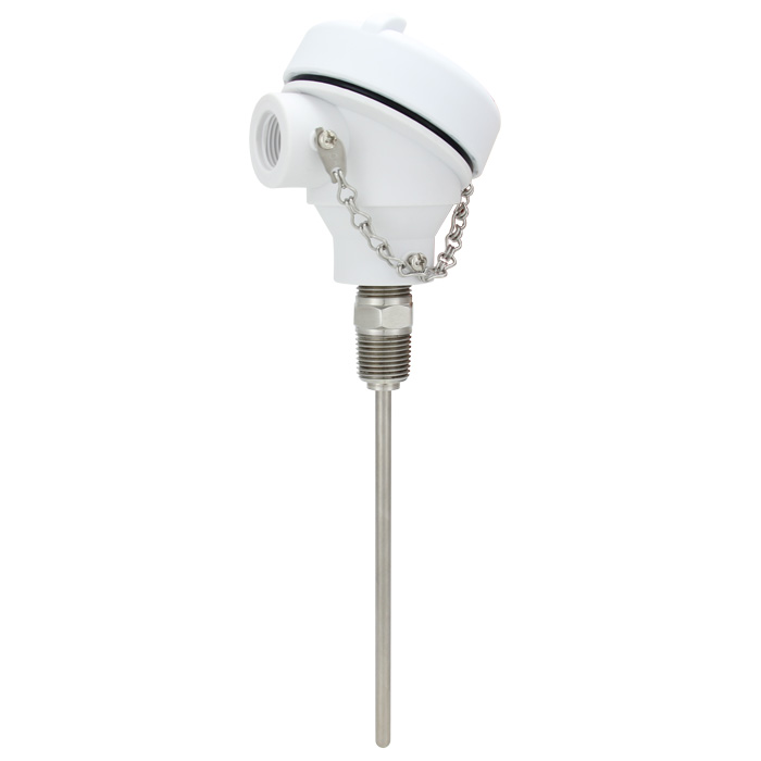 ReoTemp 316L Stainless RTD (Temperature Sensor), 1/4 Reotemp 316L不锈钢RTD(温度传感器),1/4“直径。x 9”长杆